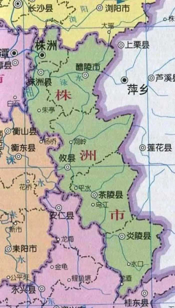 中国旅游地图揽胜-湖南株洲